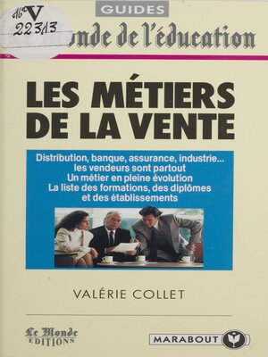 cover image of Les métiers de la vente